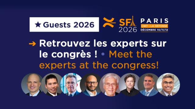 Les guests au Congrès SFA 2026