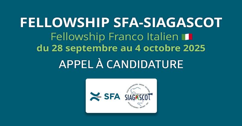 Fellowship Franco-Italien 2025 SFA-SIAGASCOT