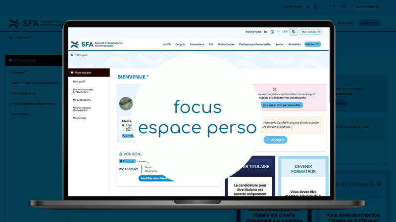 Découvrez le nouvel espace personnel