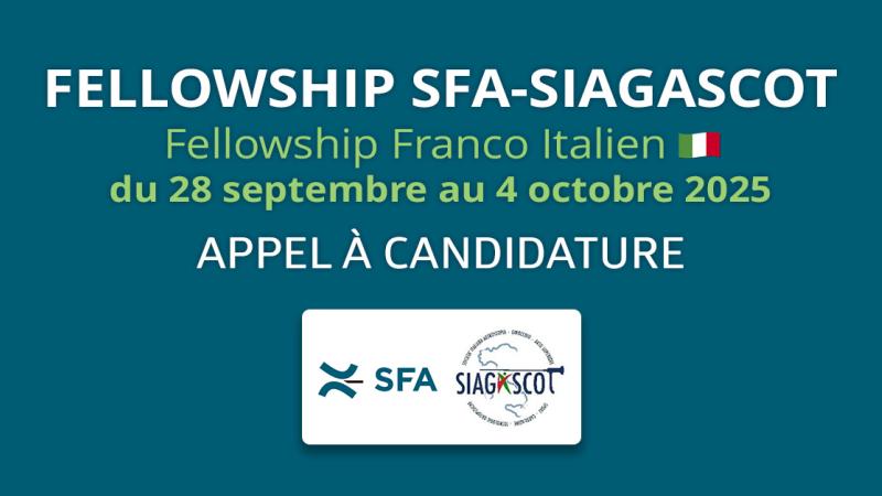 Fellowship Franco-Italien 2025 SFA-SIAGASCOT