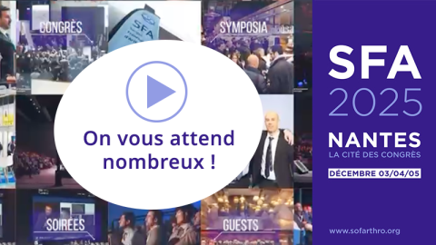 Nous vous attendons nombreux au Congrès de la SFA à Nantes
